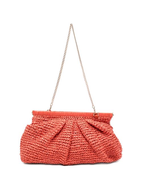 Borsa donna Emme Marella pochette in rafia arancio EMME Marella | PAPRICA004
